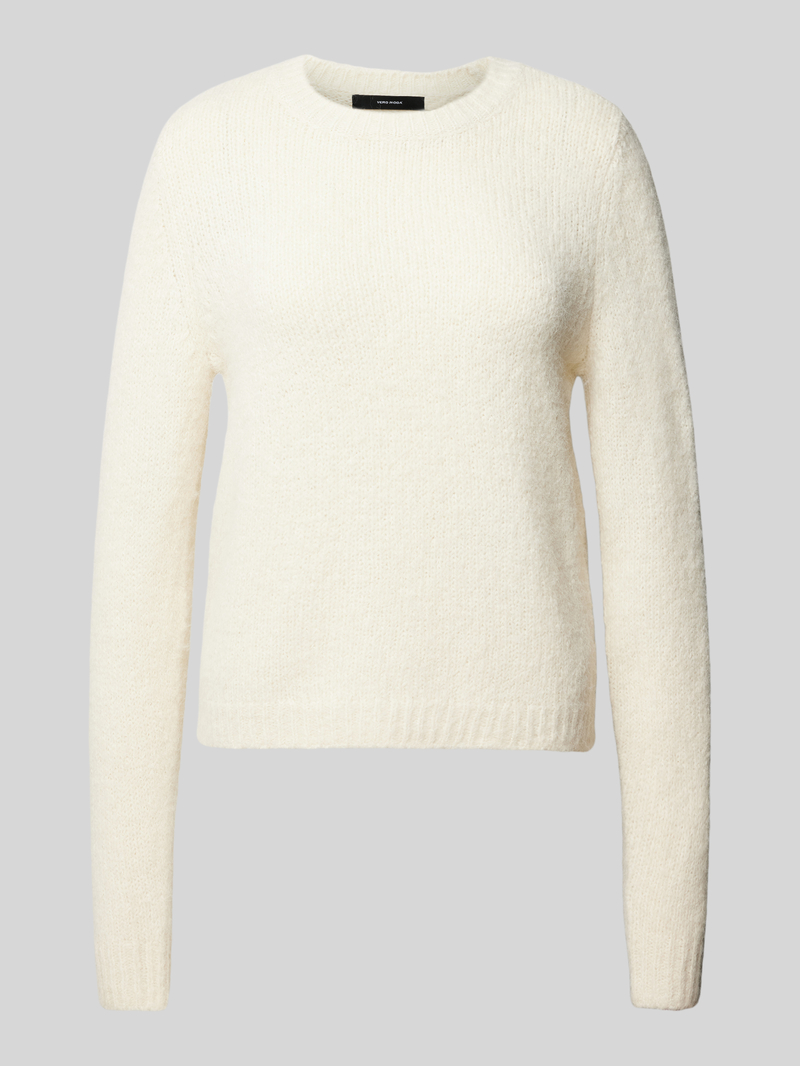 Vero Moda Regular fit gebreide pullover met wol, model 'NOVAH'