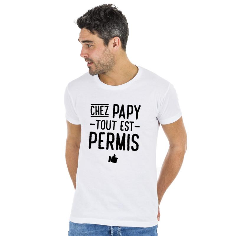 Ma Petite Tribu Heren T-shirt - BIJ PAPY IS ALLES TOEGESTAAN