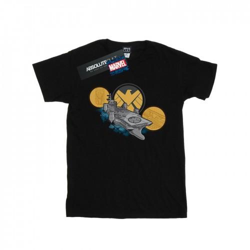 Marvel Mens S.H.I.E.L.D. Hellicarrier T-Shirt