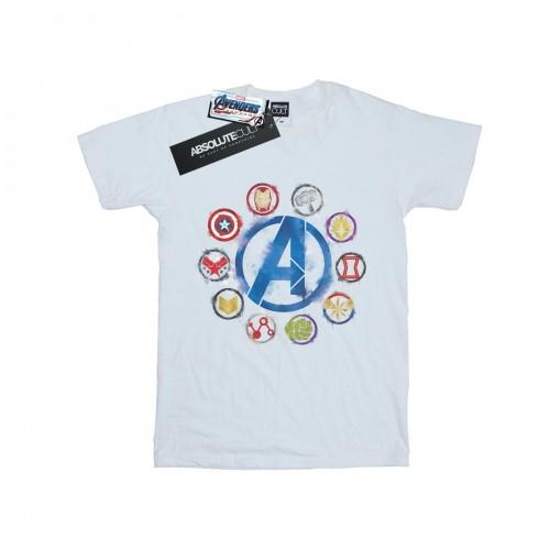 Marvel Heren Avengers Endgame geschilderde iconen T-shirt