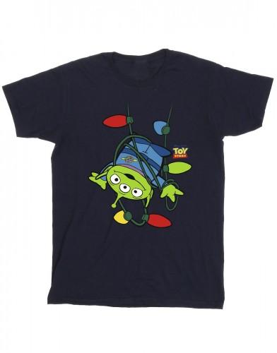 Disney Heren Toy Story Kerstverlichting Aliens T-shirt