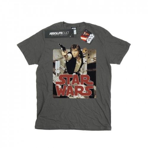 Star Wars Mens Han Solo Shooting T-Shirt