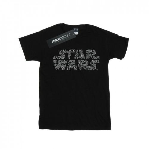 Star Wars Heren Paisley-logo T-shirt