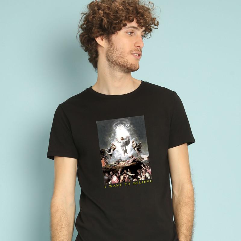 Le Roi du Tshirt T-shirt Homme - I WANT TO BELIEVE