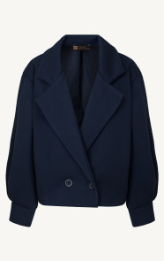 The Musthaves Classy Pofmouw Coat Dark Blue