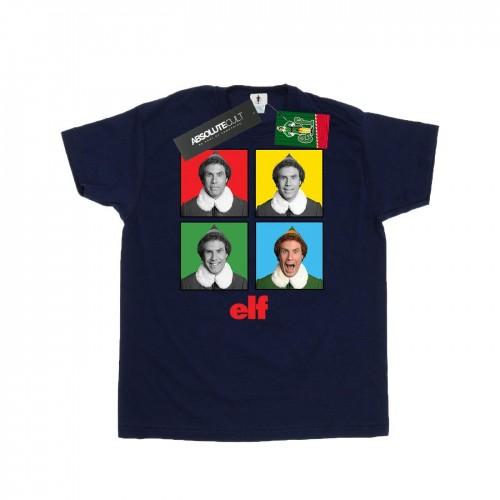 Elf Heren T-shirt met vier gezichten