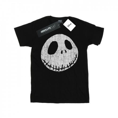 Disney Heren Nightmare Before Christmas Jack Cracked Face T-shirt