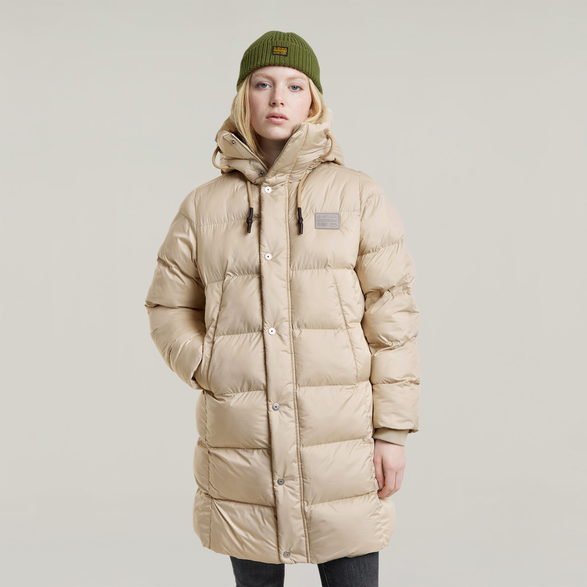 G-Star RAW Whistler Parka Puffer - Beige - Dames