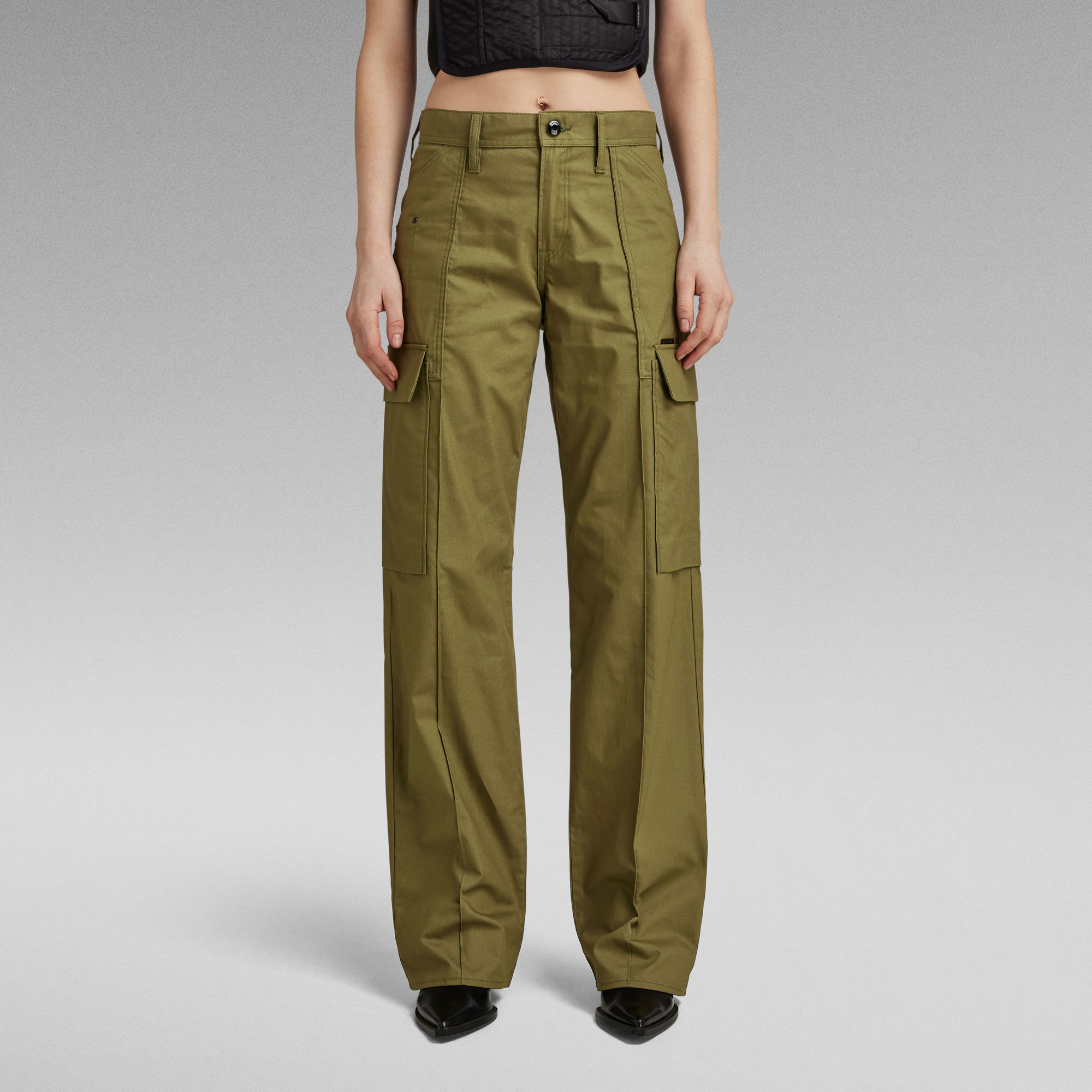 G-Star RAW Judee Cargo Broek - Groen - Dames