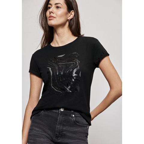 STREET ONE T-shirt met pailletten