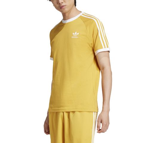 Adidas Originals Adicolor Classics 3-Stripes T-Shirt, Yellow