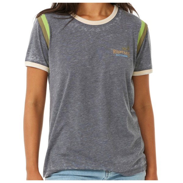 Rip Curl  Women's Ringer Surf Revival Tee - T-shirt, grijs