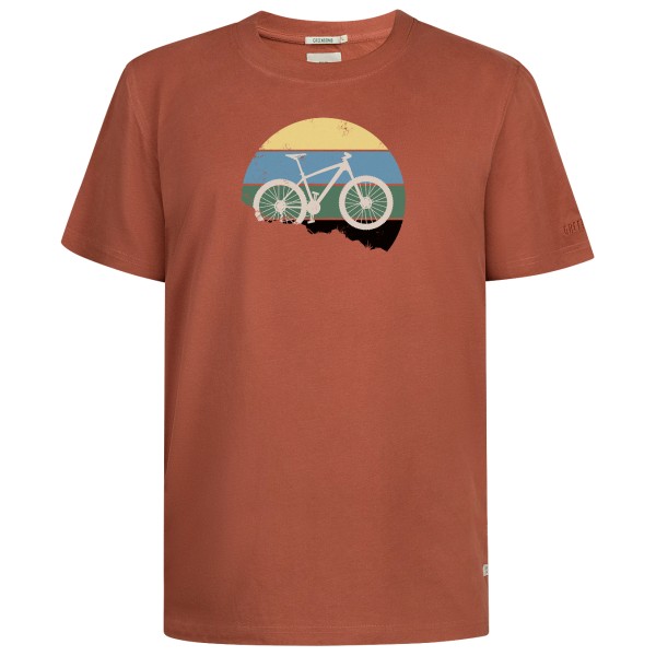 GreenBomb  Bike Downhill Fusion T-Shirt Cotton - T-shirt, rood/bruin