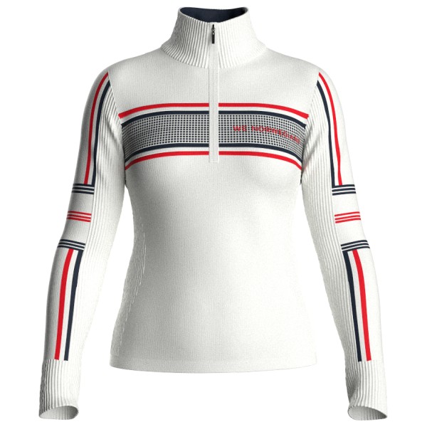 We Norwegians  Women's Stryn ZipUp - Merino-ondergoed, wit/grijs