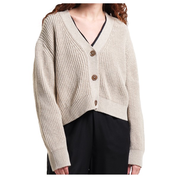 Dedicated  Women's Cardigan Kanan - Trui, beige