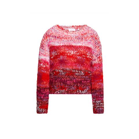 Rich & Royal Trui met ronde hals Crew neck with print yarn