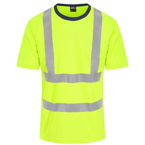 PRO RTX High Visibility PRO RTX T-shirt voor heren met hoge zichtbaarheid