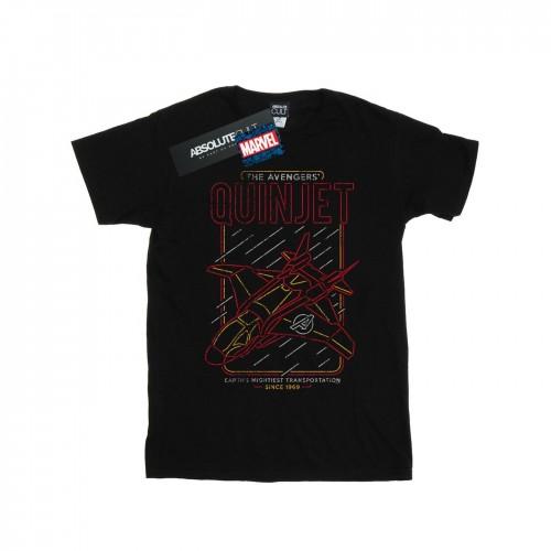 Marvel Heren The Avengers Quinjet T-shirt