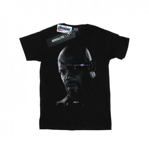 Marvel Heren Avengers Endgame Avenge The Fallen Nick Fury T-shirt