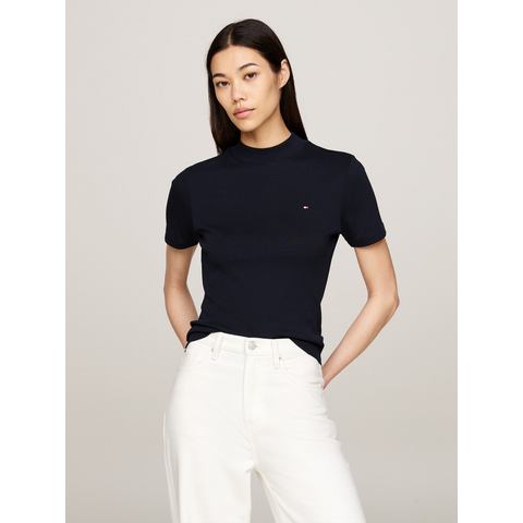 Tommy Hilfiger Shirt met staande kraag NEW CODY SLIM CROP MOCK-NK