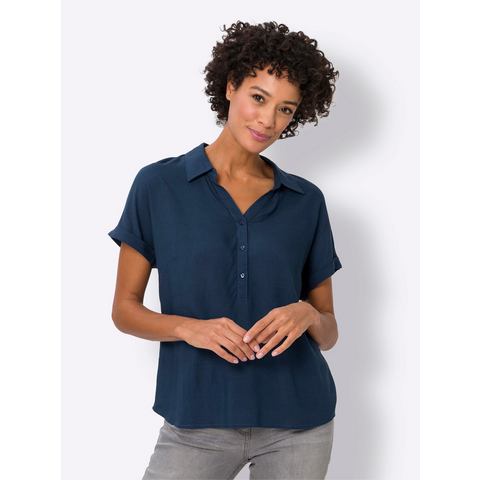 Classic Basics Blouse met korte mouwen