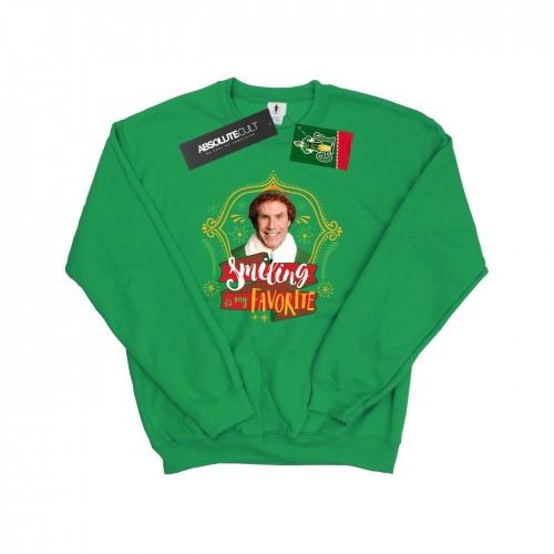 Elf Mens Buddy glimlachend Sweatshirt