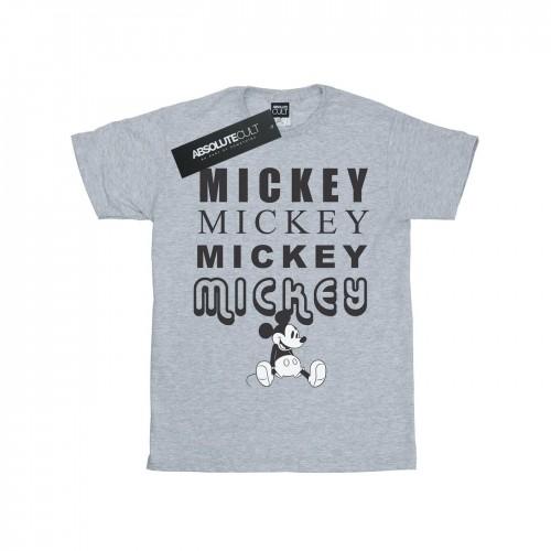 Disney Heren Mickey Mouse zittend T-shirt