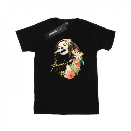 Pertemba FR - Apparel Janis Joplin heren T-shirt met bloemenpatroon