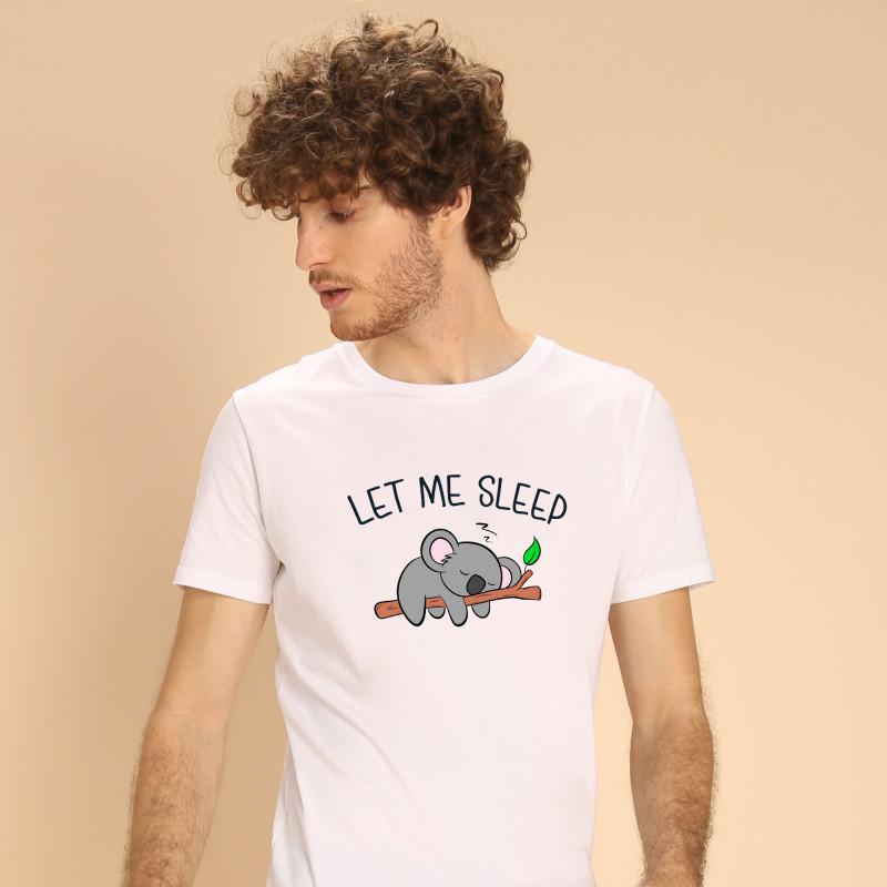 Le Roi du Tshirt Heren T-shirt - LAAT ME SLAPEN