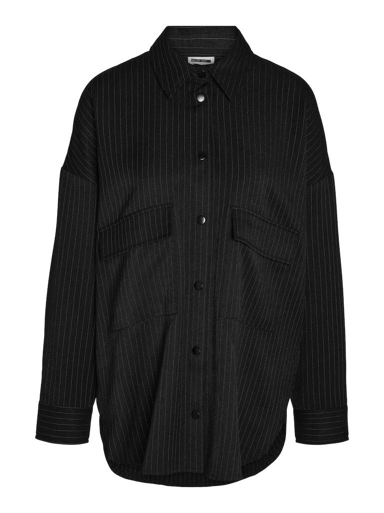 Noisy May Nmdallas L/s Pinstripe Overshirt Fw: