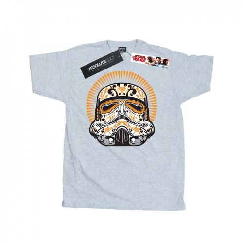 Star Wars Mens Stormtrooper Dia De Los Muertos T-Shirt