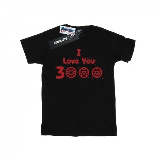 Marvel Heren Avengers Endgame I Love You 3000 Circuits T-shirt