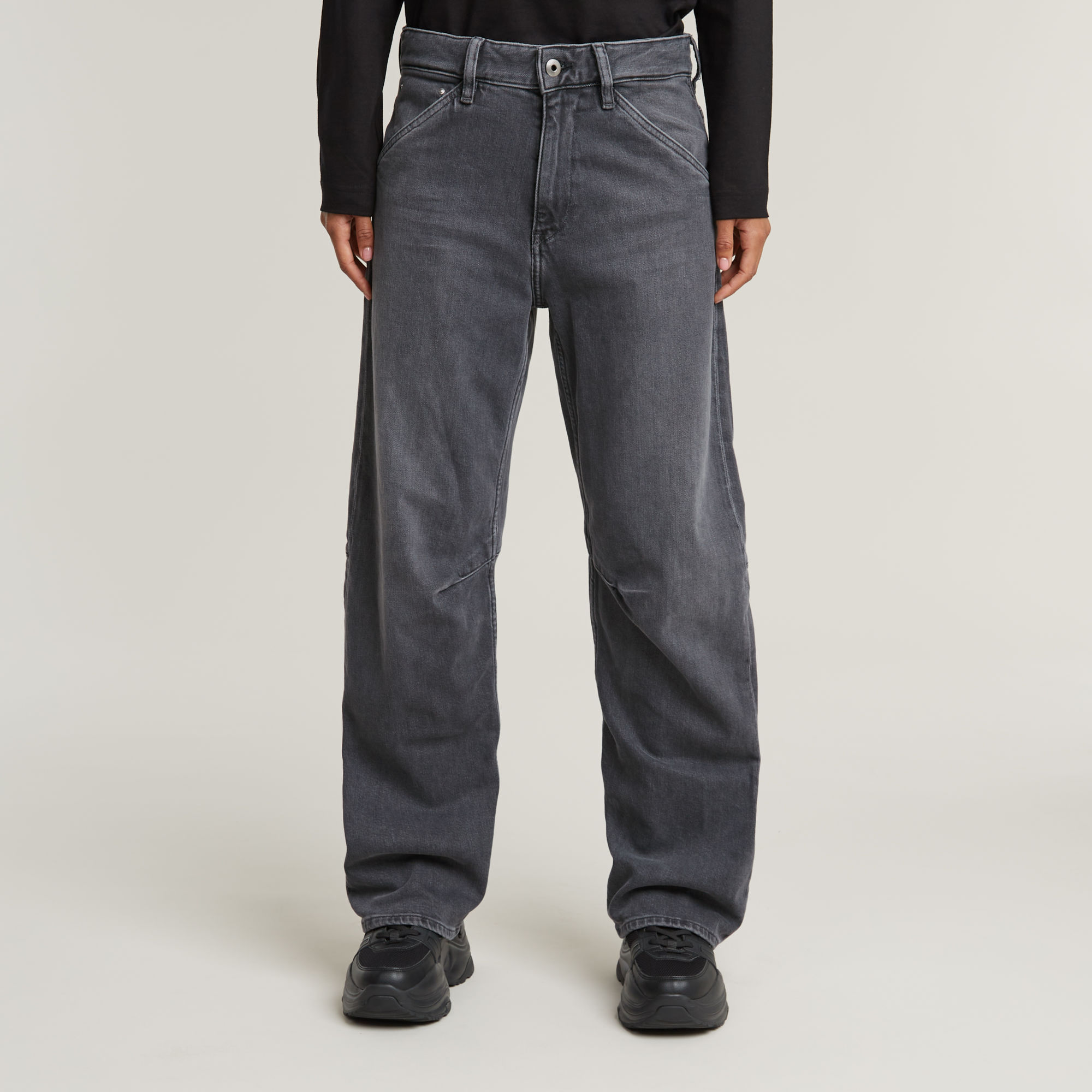 G-Star RAW Eve Low 3D Wide Leg Jeans - Grijs - Dames