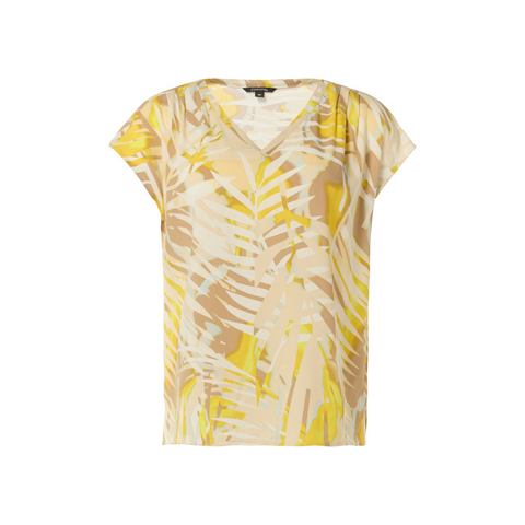 Comma Blouse met korte mouwen met print all-over