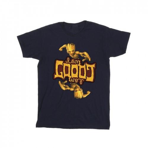 Marvel Heren Guardians Of The Galaxy Groot Omgekeerd graan T-shirt