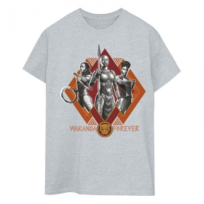 Marvel Heren Wakanda Forever Female Warriors Stance T-shirt