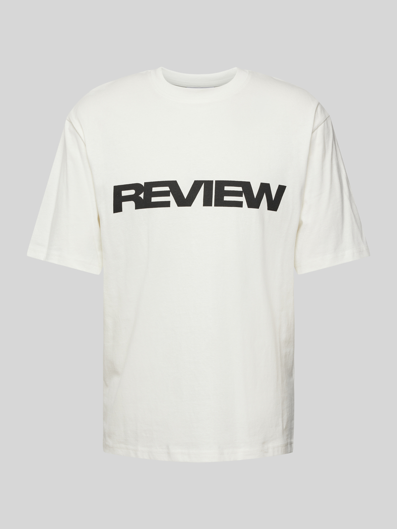 REVIEW T-shirt met labelprint