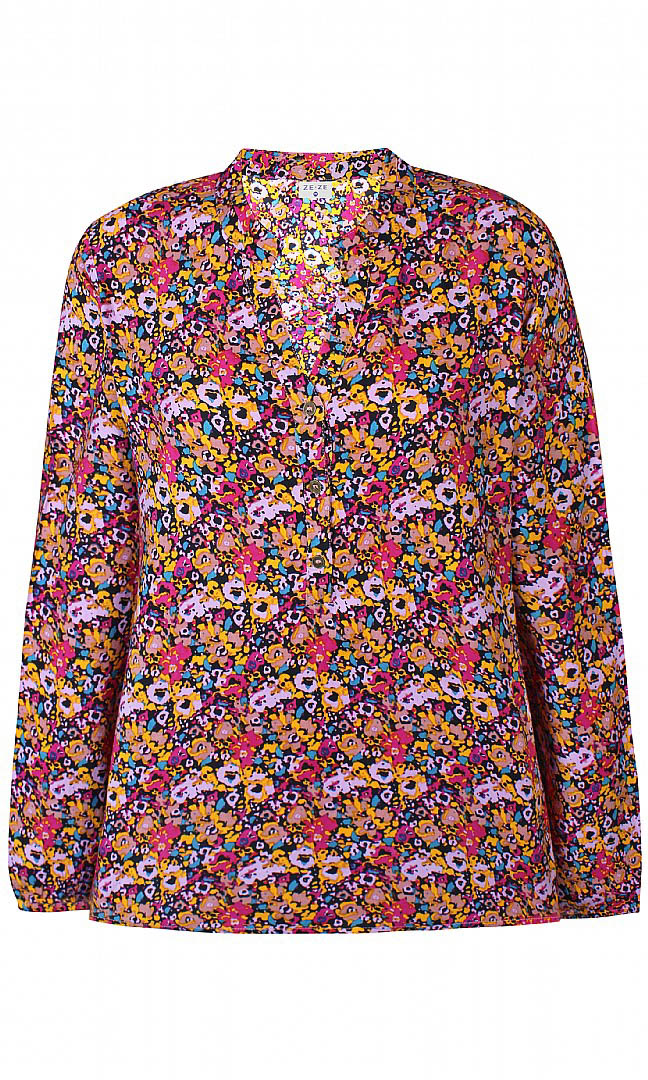 Ze-Ze (Maatje Meer) Blouse Relly L/s Print