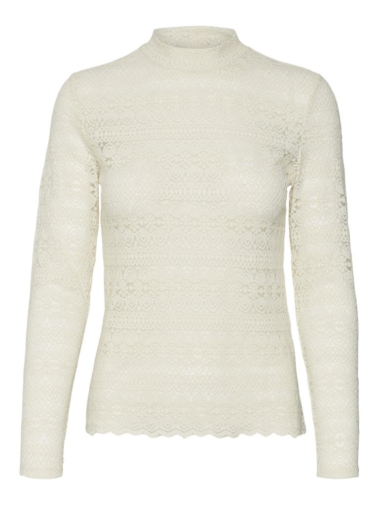 Vero moda Vmzoe Ls Lace High Neck Top Jrs Noo: