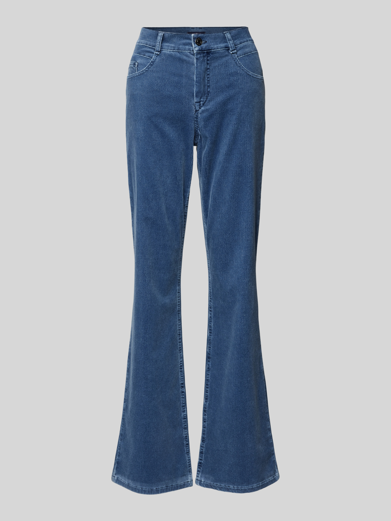 Gardeur Bootcut corduroy broek in denimlook, model 'Zuri'