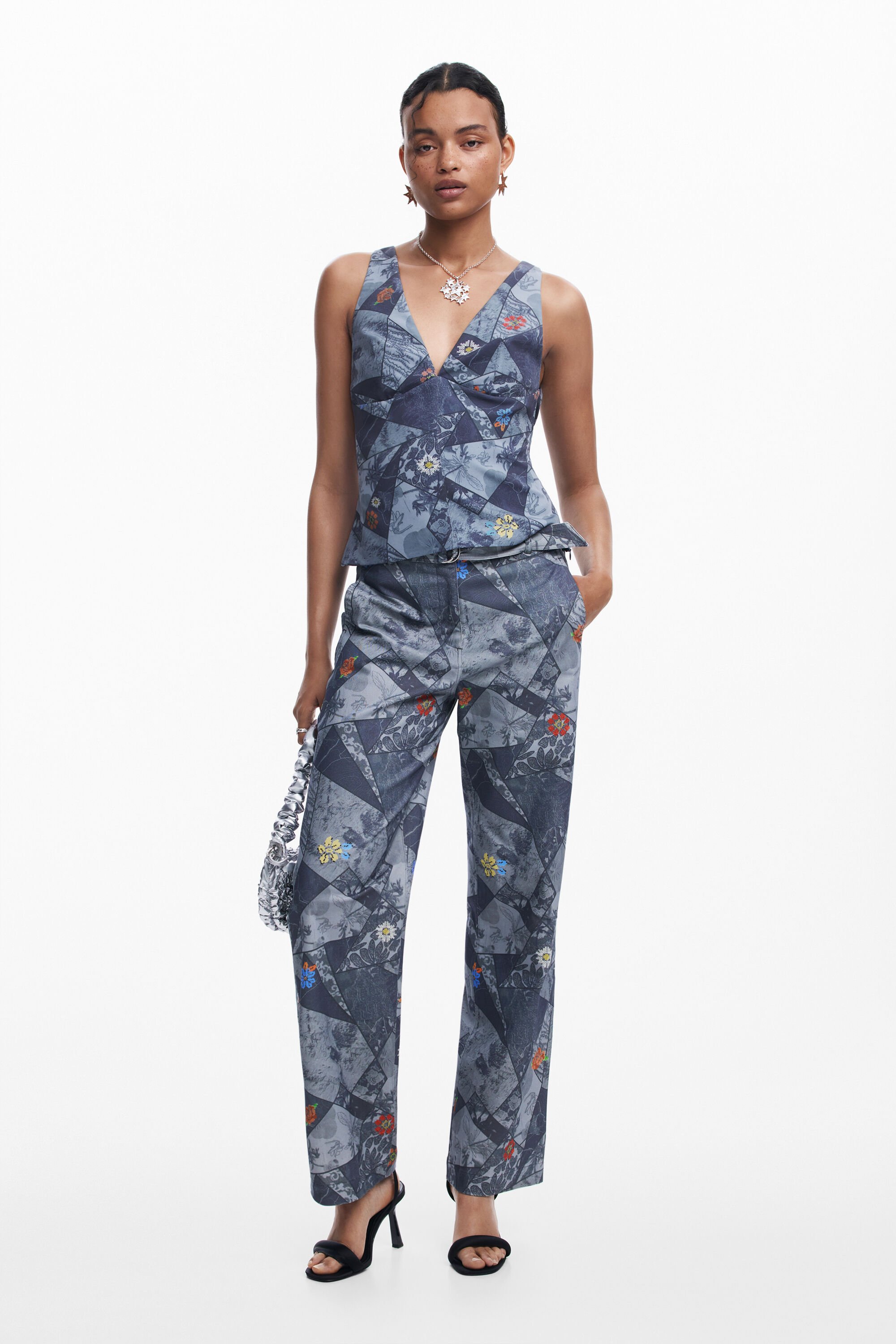 Desigual Broek - BLUE