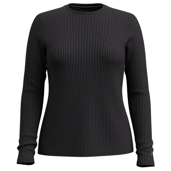 SmartWool  Women's Thermal Merino Rib Crew - Merinolongsleeve, zwart