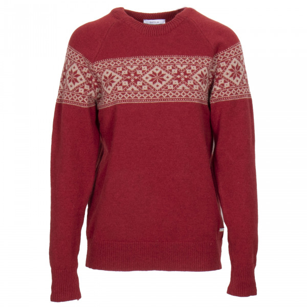 Sätila  Women's Grace Sweater - Wollen trui, rood