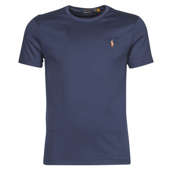 Polo Ralph Lauren T-shirt Korte Mouw  T-SHIRT AJUSTE COL ROND EN PIMA COTON LOGO PONY PLAYER MULTICOLO