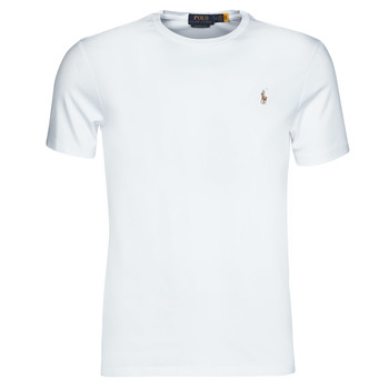 Polo Ralph Lauren T-shirt Korte Mouw  T-SHIRT AJUSTE COL ROND EN PIMA COTON LOGO PONY PLAYER MULTICOLO