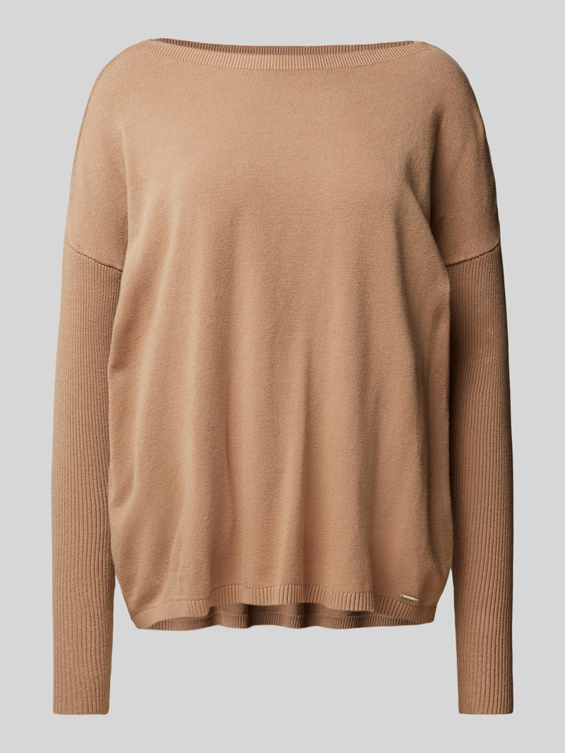 MORE & MORE Gebreide pullover met ribboorden