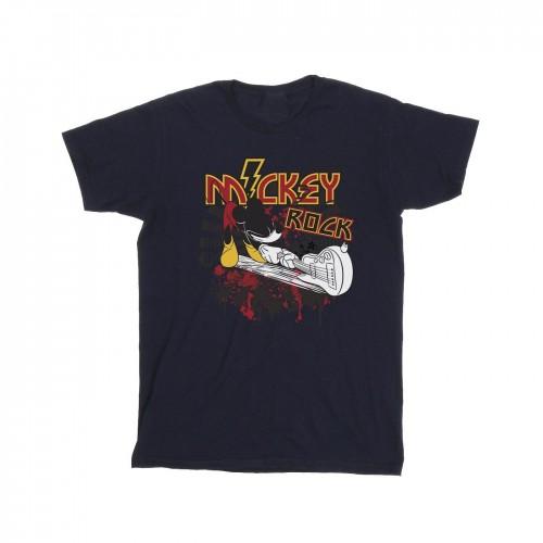 Disney Heren Mickey Mouse Smash Gitaar Rock T-shirt