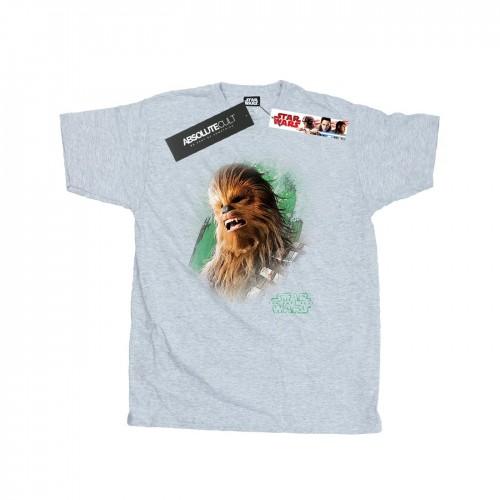 Star Wars Mens The Last Jedi Chewbacca Brushed T-Shirt