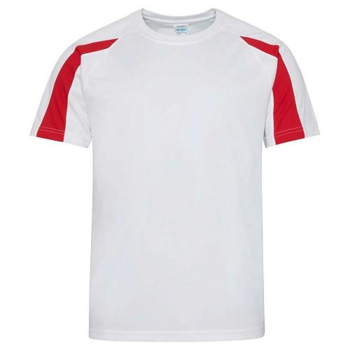 AWDis Cool heren contrast vochtafvoerend T-shirt