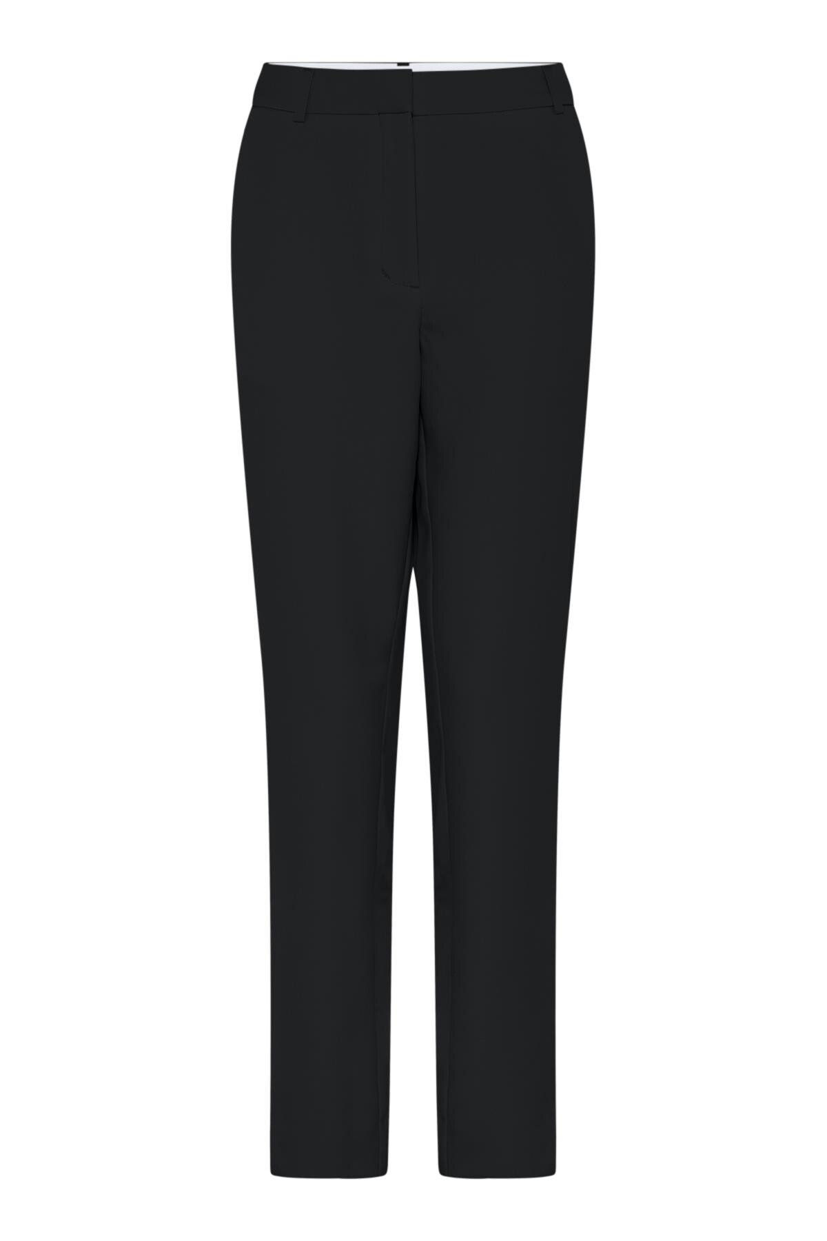 IN FRONT LEA PANTS 15537 999 (Black 999)